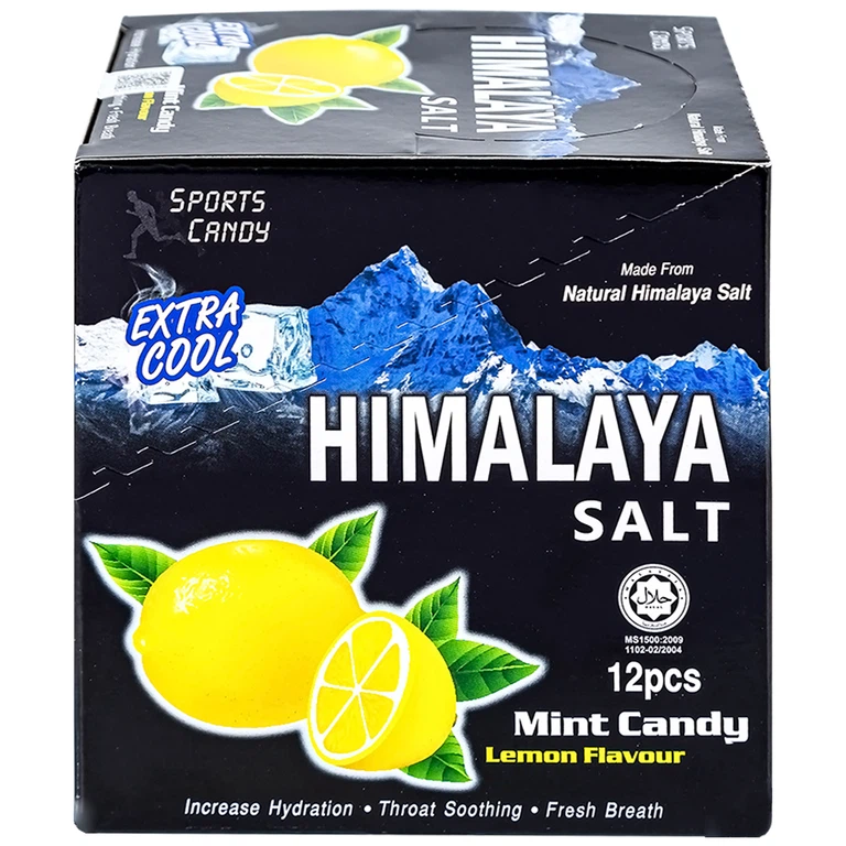 Kẹo chanh muối Himalaya vị bạc hà bổ sung dinh dưỡng, năng lượng và các Vitamin C (12 gói x 15g)