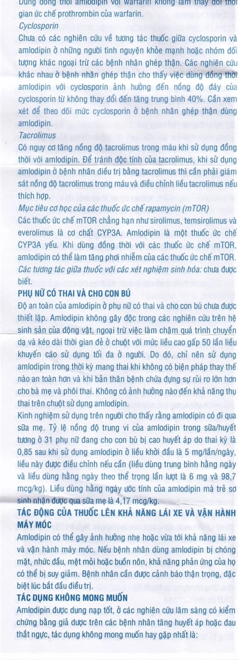 Thuốc Pyme-Am5 Pymepharco điều trị tăng huyết áp (10 vỉ x 14 viên)