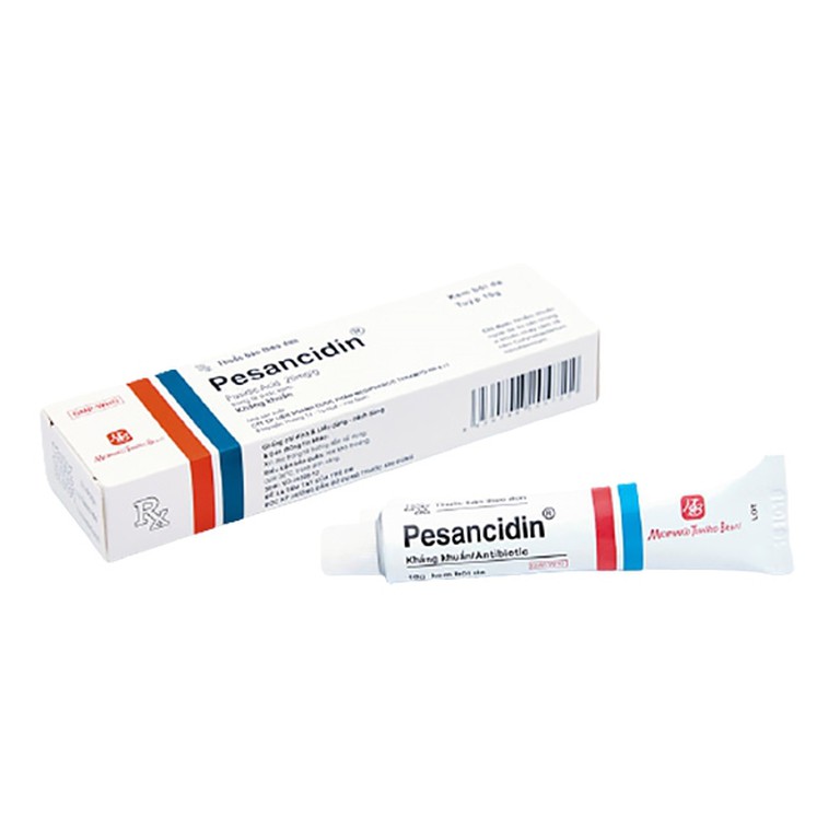 Kem bôi da Pesancidin Medipharco điều trị viêm nang lông, vết thương nhiễm trùng, áp xe, vết bỏng (15g)