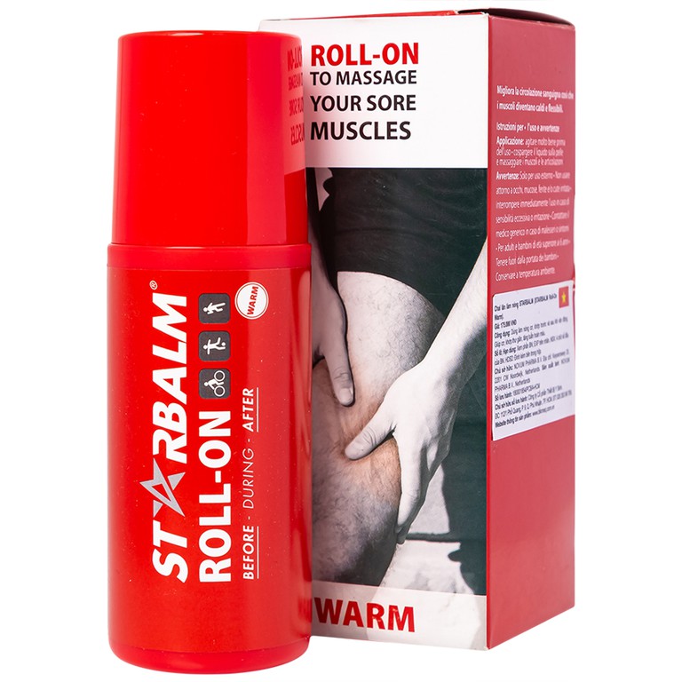 Chai lăn làm nóng Starbalm giúp cơ, khớp thư giãn, tăng tuần hoàn máu (75ml)