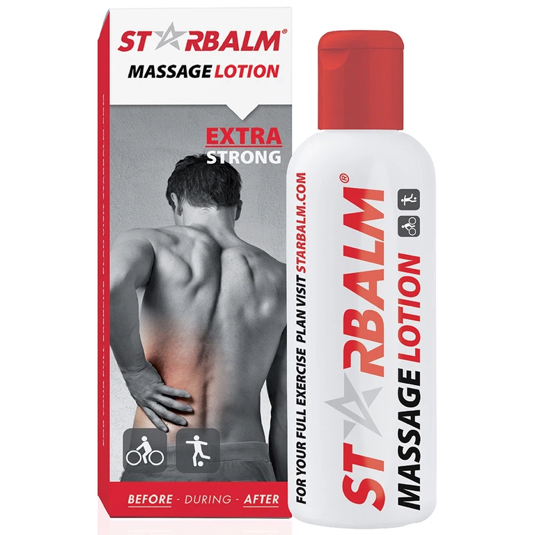 Kem xoa bóp Starbalm Massage Lotion hỗ trợ giảm đau cơ, khớp (200ml)