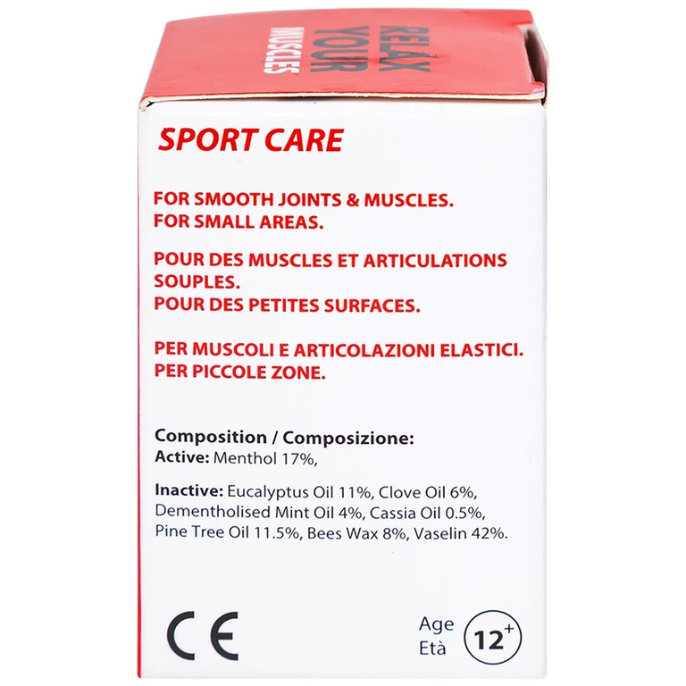Cao Starbalm đỏ 25g xoa bóp, làm nóng, thấm sâu vào cơ, hỗ trợ chấn thương