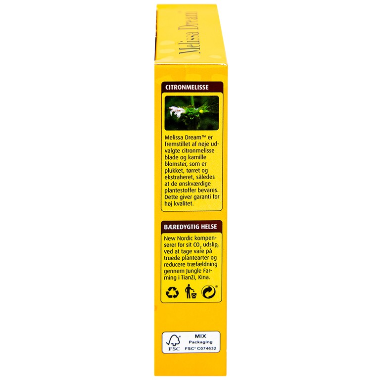 Viên uống Melissa Dream New Nordic giảm căng thẳng tinh thần, giúp ngủ ngon (40 viên)