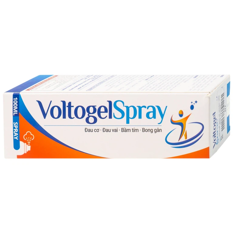 Bình xịt Voltogel Spray 100ml Aero Chemie đau cơ, đau vai, bầm tím, bong gân