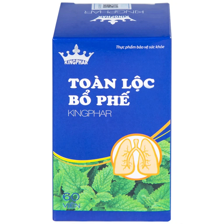 Viên uống Toàn Lộc Bổ Phế Kingphar giúp thanh nhiệt, nhuận phế (60 viên)