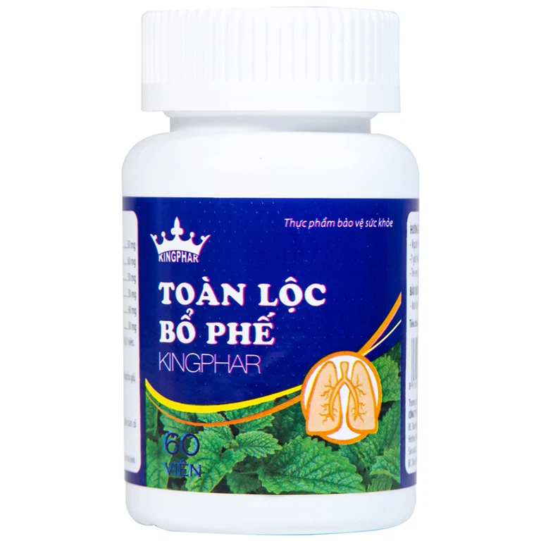 Viên uống Toàn Lộc Bổ Phế Kingphar giúp thanh nhiệt, nhuận phế (60 viên)