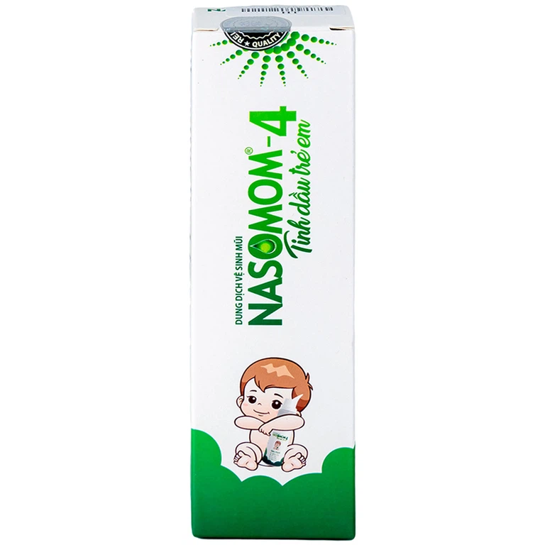 Tinh dầu trẻ em Nasomom-4 Reliv giảm triệu chứng nghẹt mũi, sổ mũi, khò khè, cảm cúm (70ml)