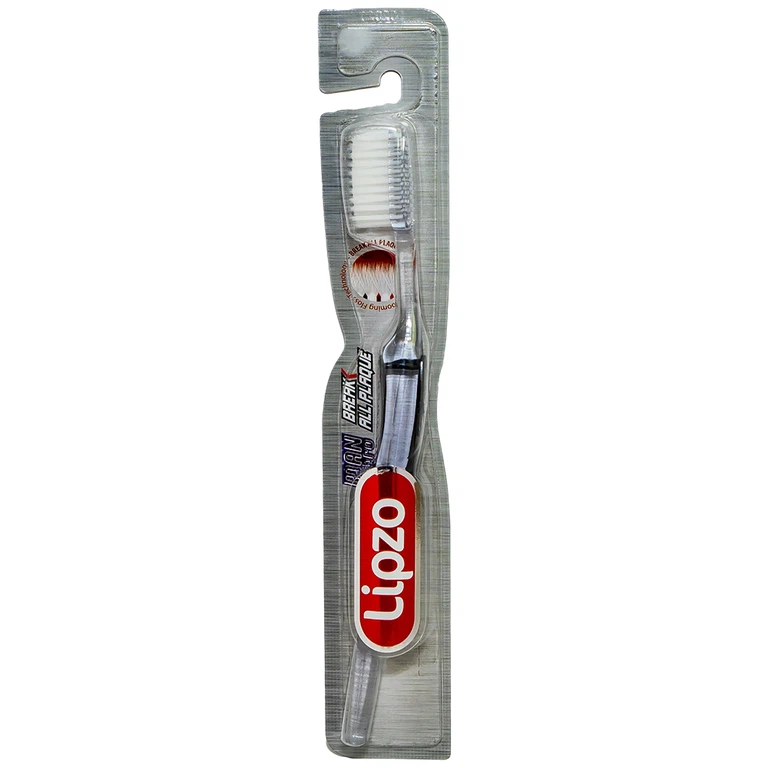Bàn chải đánh răng Lipzo Pro For Man dành riêng cho nam giới, giúp chải sạch những kẽ răng nhỏ nhất (1 cây)