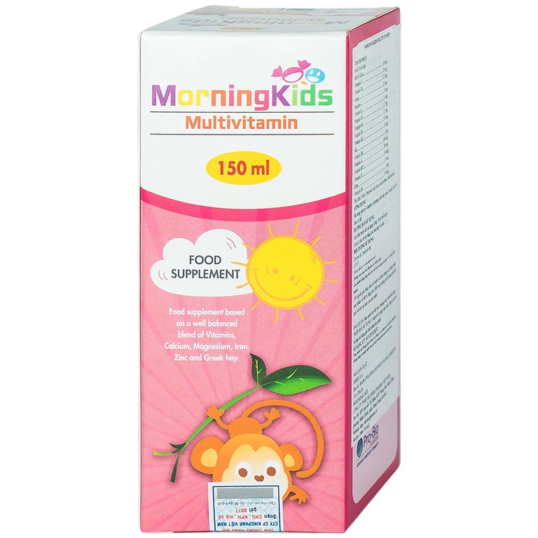 Siro Morningkids Multivitamin Bổ sung Vitamin và khoáng chất (150ml)