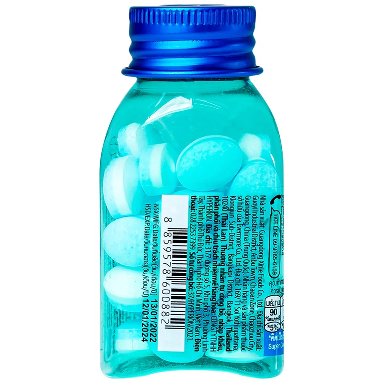 Kẹo the PlayMore hương Bạc Hà hơi thở thơm mát, sảng khoái dài lâu (22g)