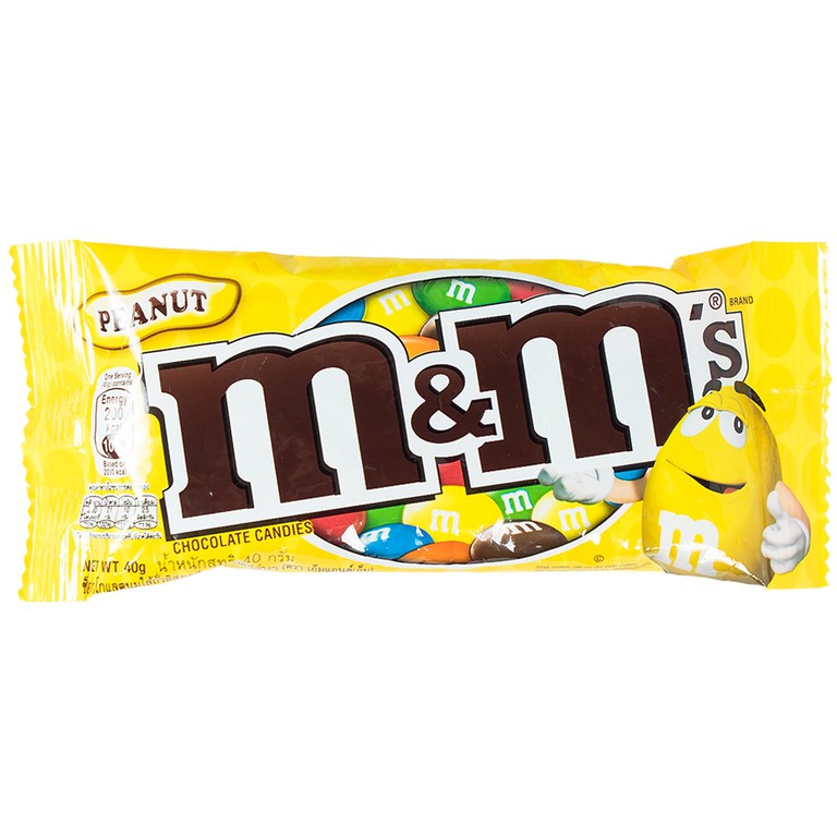 Kẹo Chocolate đậu phộng M&M's (40g)