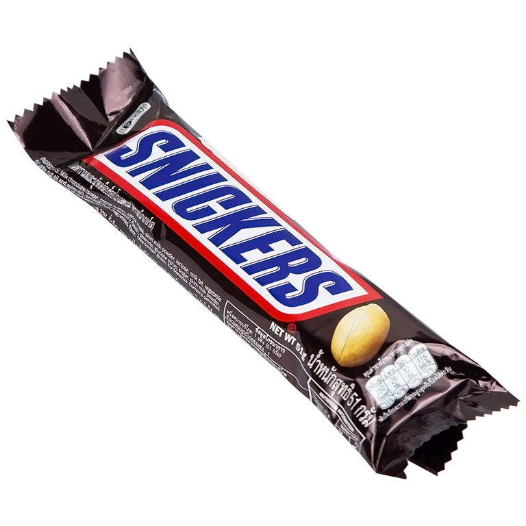 Kẹo Chocolate Snickers M&M's chứa nhiều protein và dưỡng chất (51g)