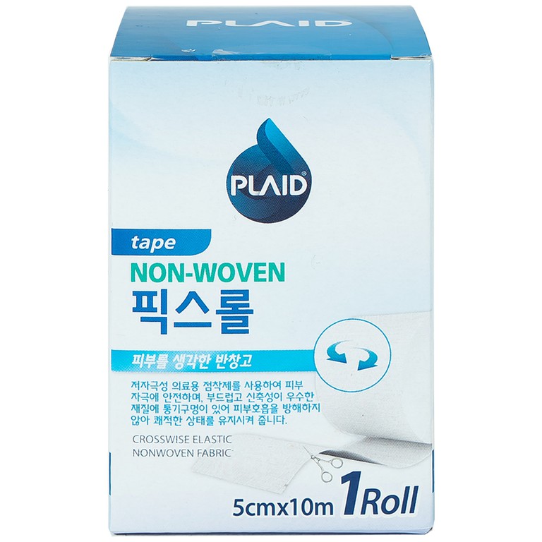 Băng keo cuộn co giãn Fix Roll 5cm x 10m Young Chemical cố định ống truyền dẫn, dán lên gạc cố định vết thương (1 cuộn)