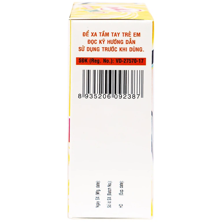 Cốm Unikids Zinc 70 DHG tăng cường sức đề kháng (24 gói x 1.5g)