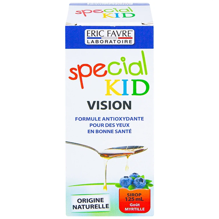 Siro Special Kid Vision Eric Favre bổ sung các dưỡng chất cần thiết, có ích cho thị giác (125ml)