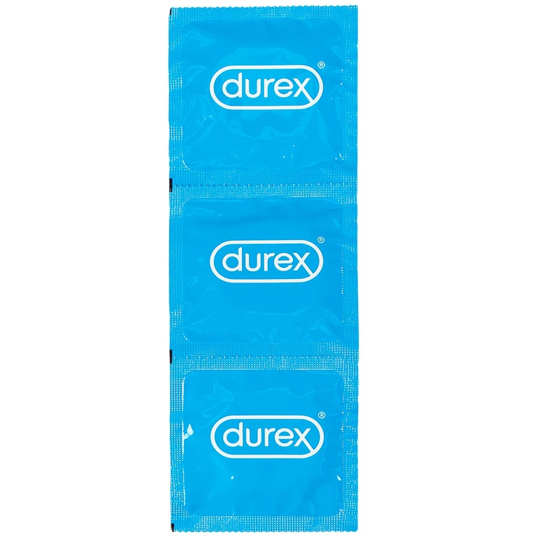 Bao cao su Durex Jeans ôm sát, vừa vặn, nhiều chất bôi trơn (52,5mm - 3 cái)