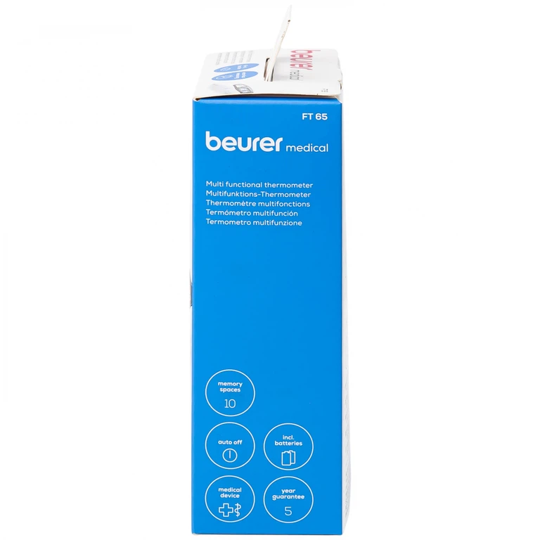 Nhiệt kế điện tử Beurer Medical FT65 hỗ trợ đo ở các vị trí tai, trán, cơ thể (1 chiếc)