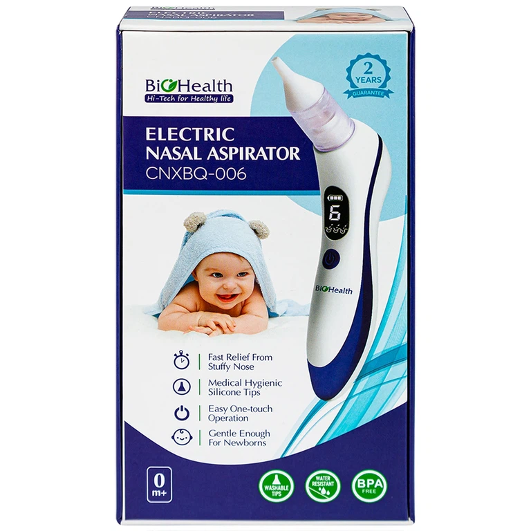 Máy hút mũi điện tử Electric Nasal Aspirator CNXBQ 006 Biohealth 