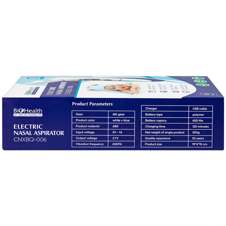 Máy hút mũi điện tử Electric Nasal Aspirator CNXBQ 006 Biohealth 