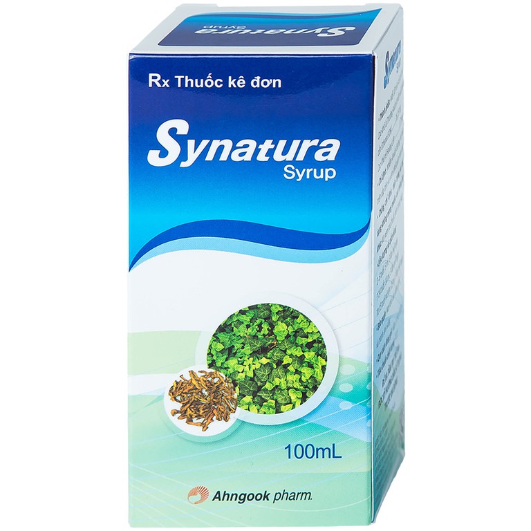 Siro Synatura Ahngook điều trị nhiễm khuẩn hô hấp, viêm phế quản (100ml)