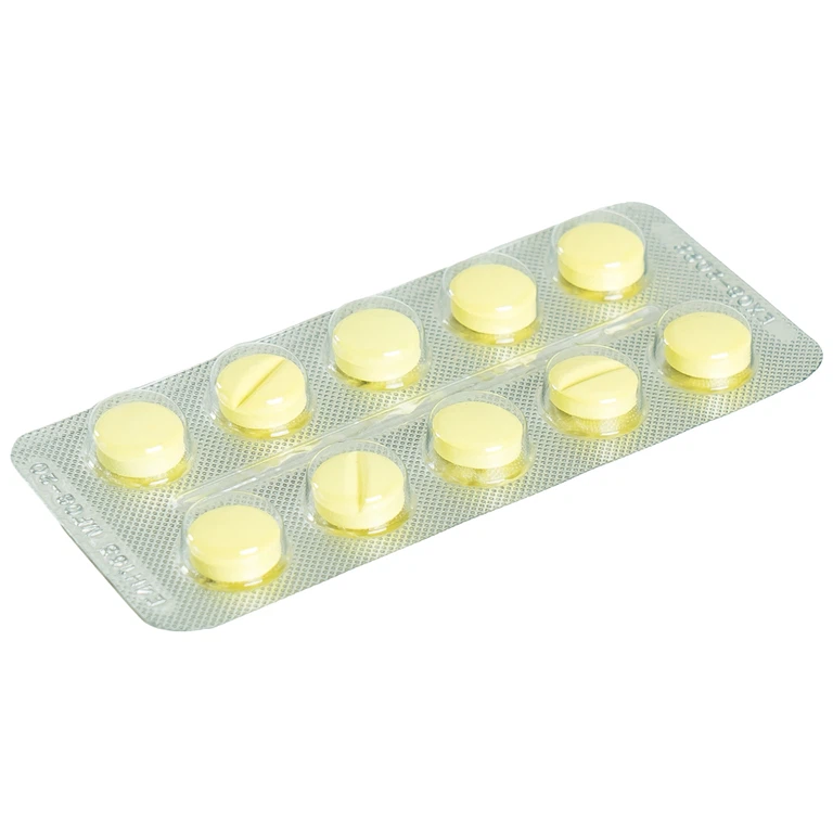 Thuốc Vasblock 80mg Medochemie điều trị tăng huyết áp, suy tim (3 vỉ x 10 viên)