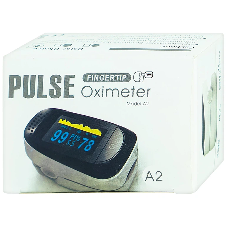 Máy đo nồng độ oxy trong máu (SPO2) kẹp ngón tay Fingertip Pulse Oximeter A2 hỗ trợ đo nhanh chóng và chính xác