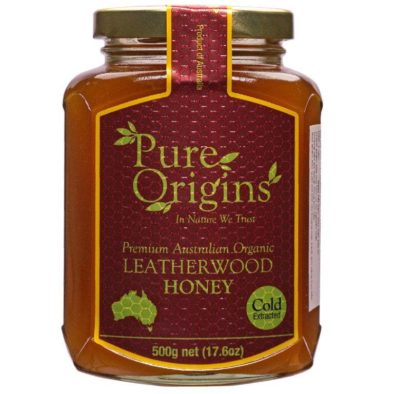 Mật ong nguyên chất Leatherwood Pure Origins chống oxy hóa, tốt cho cơ thể (500g)