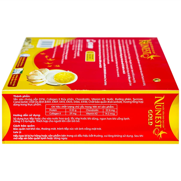Nước Yến Cao Cấp Nunest Gold (6 hũ x 70ml)