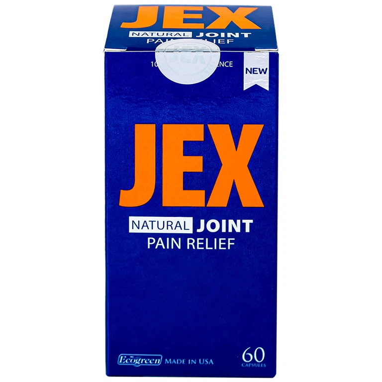 Viên uống Jex Ecogreen hỗ trợ giảm đau trong thoái hoá khớp, viêm khớp (60 viên)