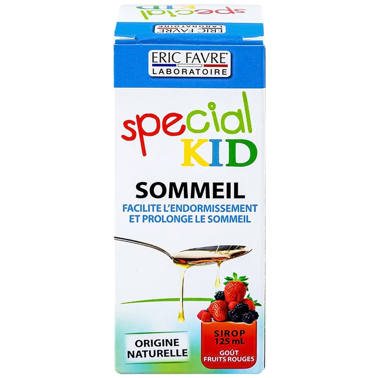 Siro Special Kid Sommeil hỗ trợ an thần kinh, giúp trẻ ngủ ngon giấc (125ml)