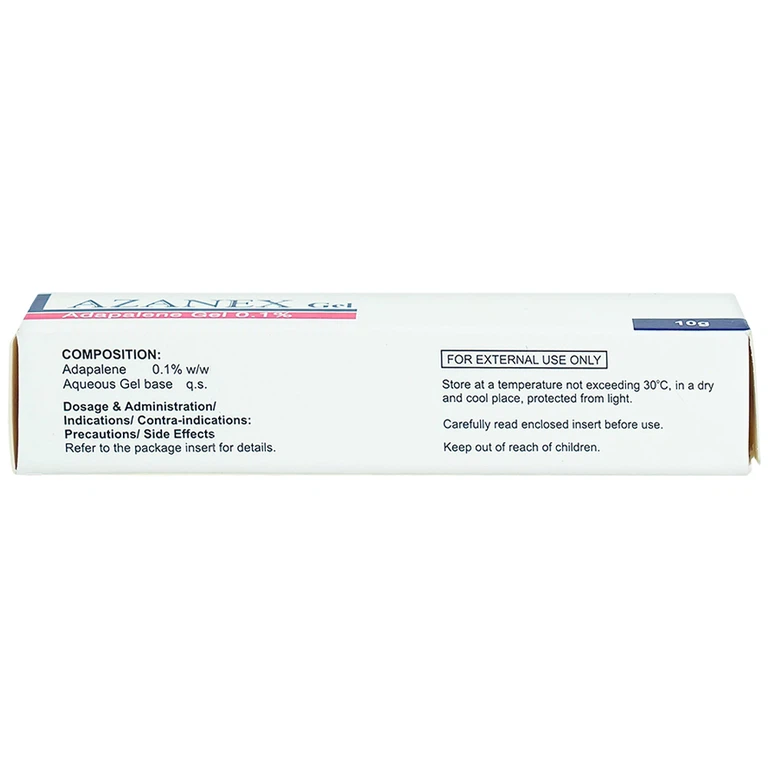 Gel Azanex 0.1% Yash Medicare điều trị mụn trứng cá nhẹ đến vừa (10g)