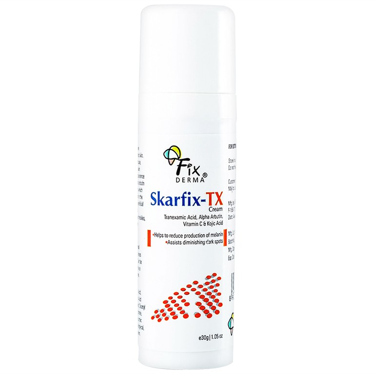 Kem Fixderma Skarfix-TX Cream hỗ trợ làm mờ vết thâm, đốm đen, nám (30g)