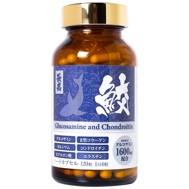 Viên uống Glucosamine And Chondroitin Jpanwell hỗ trợ bổ sung chất nhờn dịch khớp (120 viên) 