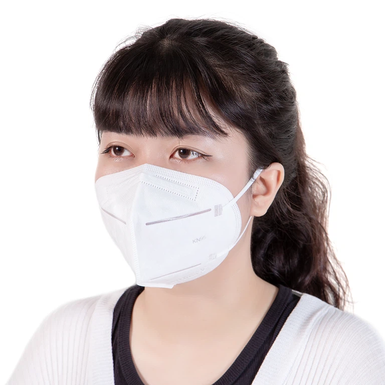 Khẩu trang y tế cao cấp KN95 3Hmask Vĩnh Tiến màu trắng hỗ trợ ngăn khói, bụi, kháng khuẩn (12 cái)
