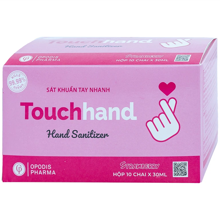 Dung dịch Touchhand Opodis Pharma sát khuẩn tay nhanh (10 chai x 30ml)