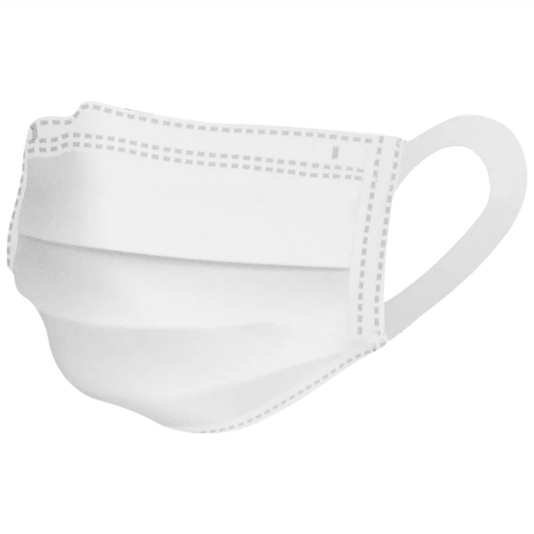 Khẩu trang y tế Safefit màu trắng 4 lớp hỗ trợ ngăn khói, bụi, kháng khuẩn (50 cái)