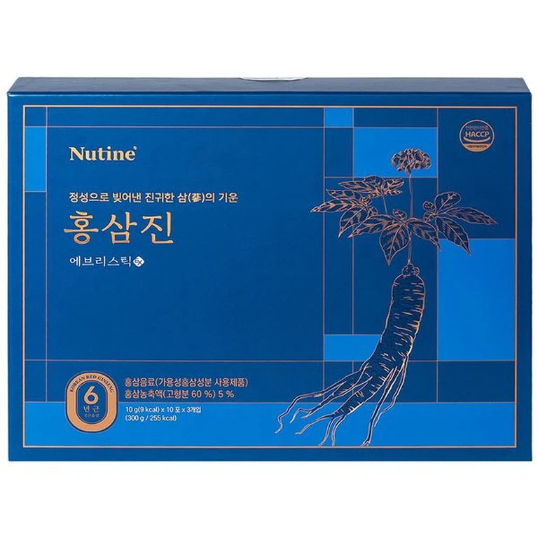 Nước Hồng Sâm Cô Đặc Hongsamjin Everystick EX hỗ trợ bồi bổ cơ thể, tăng cường sức khỏe (30 gói x 10g)