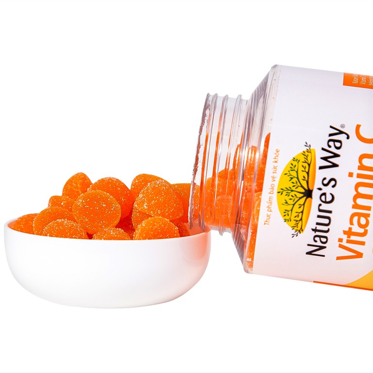 Kẹo dẻo Vitamin C Vita Gummies Nature's Way vị cam hỗ trợ và duy trì hệ miễn dịch khỏe mạnh (120 viên) 