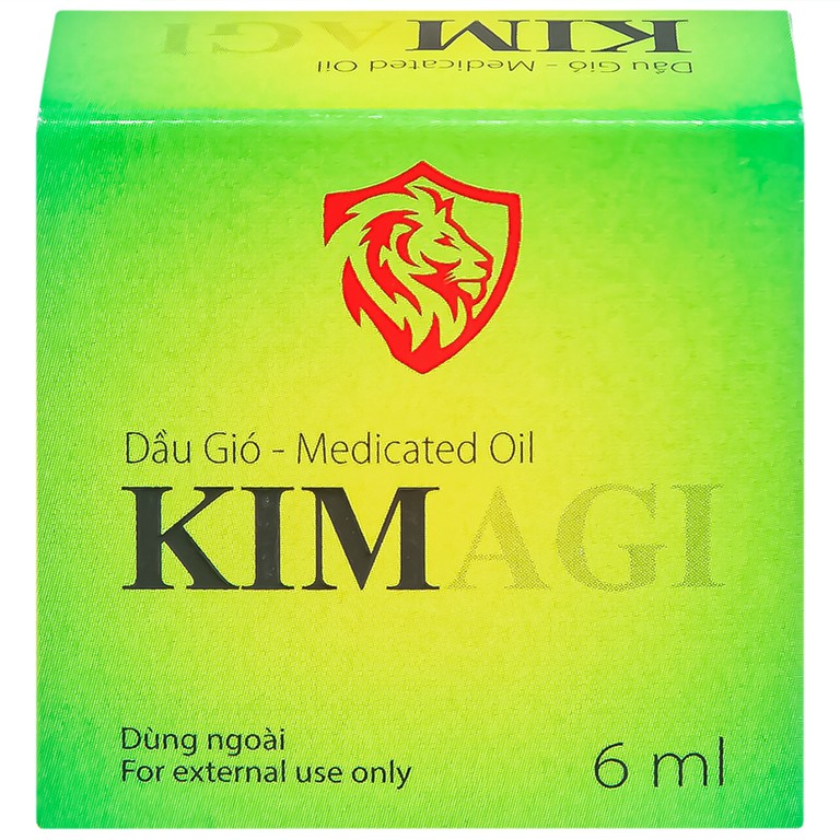 Dầu gió Kimagi Agimexpharm giữ ấm cơ thể, xông hơi giải cảm (10 chai x 6ml)