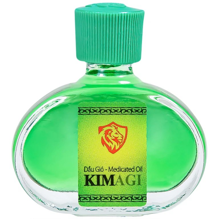 Dầu gió Kimagi Agimexpharm giữ ấm cơ thể, xông hơi giải cảm (10 chai x 6ml)