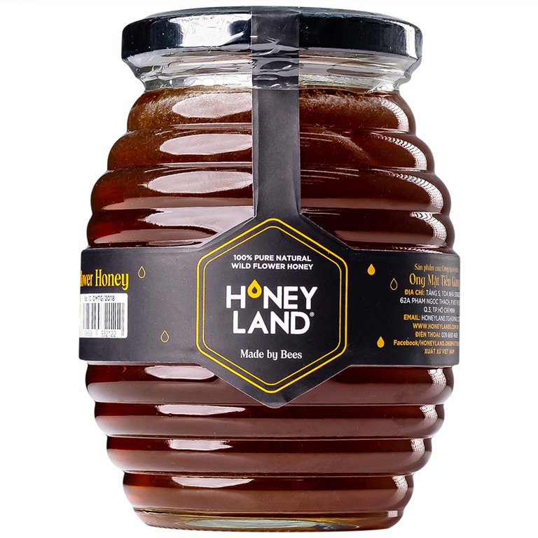 Mật ong hoa rừng Honeyland hỗ trợ bồi bổ sức khỏe (500g)
