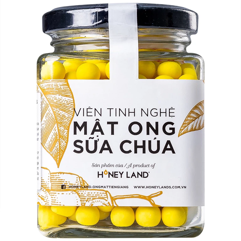 Viên Tinh Nghệ Mật Ong Sữa Chúa Honeyland (120g)