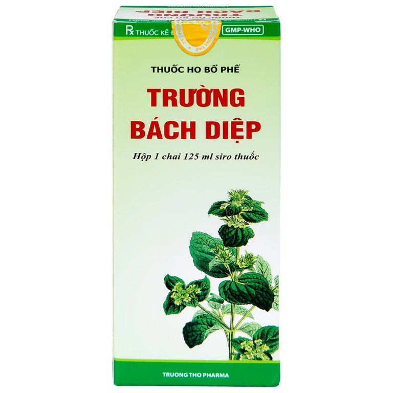 Thuốc ho bổ phế Trường Bạch Diệp Trường Thọ chữa ho tiêu đờm, chuyên trị ho cảm (125ml)