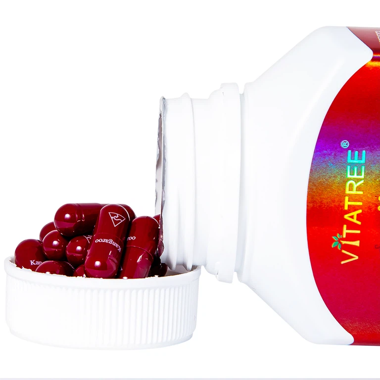 Viên uống Essence Of Kangaroo 40000 Max Vitatree bổ sung các acid amin, hỗ trợ cải thiện sức khỏe (100 viên)