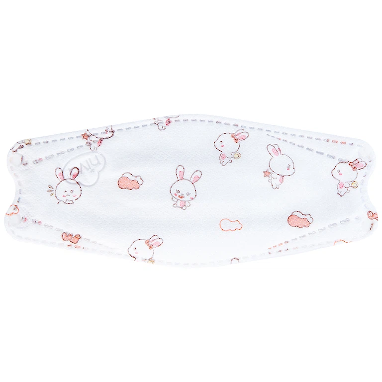 Khẩu trang 4D Kids Niva thoáng khí, ngăn chặn vi khuẩn, giọt bắn (25 cái)