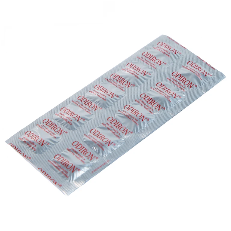 Viên nén Odiron United phòng ngừa và điều trị thiếu máu (3 vỉ x 10 viên) 