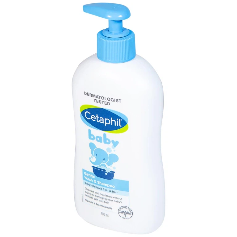 Sữa tắm và gội cho trẻ em Cetaphil Baby Gentle Wash And Shampoo (400ml)