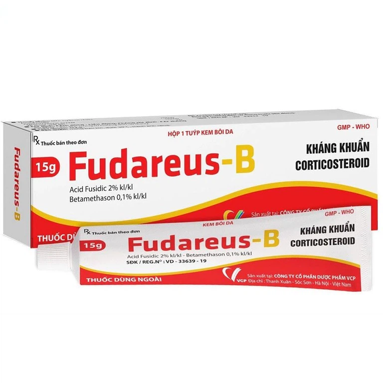 Kem Fudareus-B 15g Vcp điều trị các tình trạng chàm da như chàm ở trẻ nhỏ, chàm đầu
