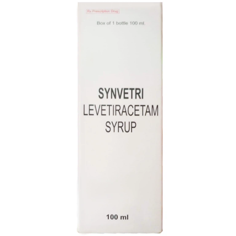 Thuốc Synvetri Levetiracetam syrup điều trị các cơn động kinh từng phần ở người lớn và trẻ em (100ml)