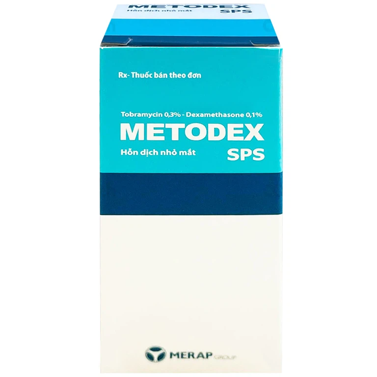 Thuốc nhỏ mắt Metodex SPS 7ml Merap điều trị viêm ở mắt có đáp ứng với steroid